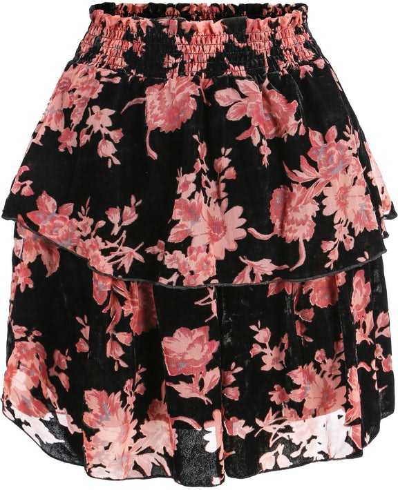 Beso Skirt - Rose Velvet - Love Lolita - Skjørt - VILLOID.no