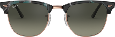 Clubmaster - Spotted Grey/Green - Light Grey Gradient Dark Grey