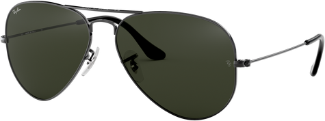 Aviator Large Metal - Gunmetal - G-15 Green