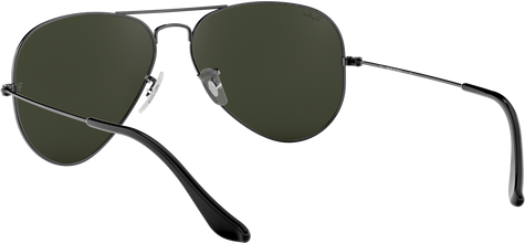 Aviator Large Metal - Gunmetal - G-15 Green