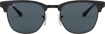 Clubmaster Metal - Matte Black On Black - Blue