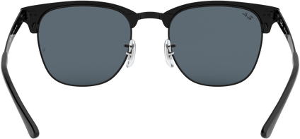 Clubmaster Metal - Matte Black On Black - Blue