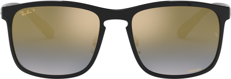 RB4264 - Black - Blue Mirror Gold Gradient