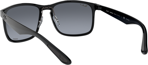 RB4264 - Black - Blue Mirror Gold Gradient