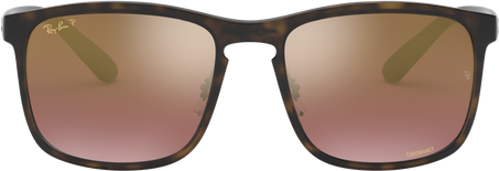 RB4264 - Matte Havana - Purple Mirror Gold Gradient
