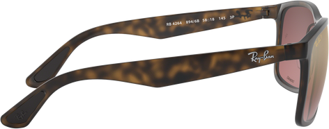 RB4264 - Matte Havana - Purple Mirror Gold Gradient