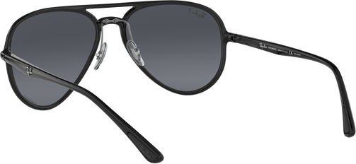 RB4320CH - Black - Blue Mirror Gold Gradient