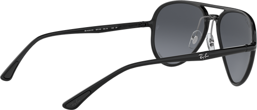 RB4320CH - Black - Blue Mirror Gold Gradient