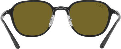 RB4341CH - Sanding Black - Green Mirror Blue Polarized