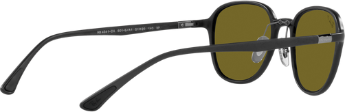 RB4341CH - Sanding Black - Green Mirror Blue Polarized