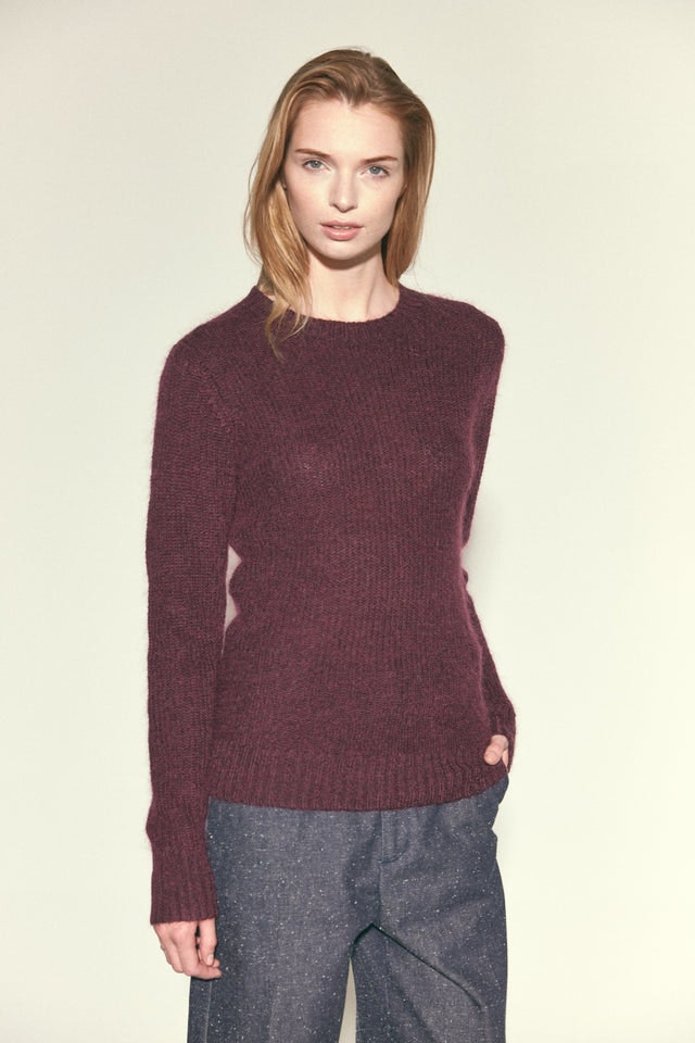 Brigid Mohair - Purple - Whyred - Gensere - VILLOID.no
