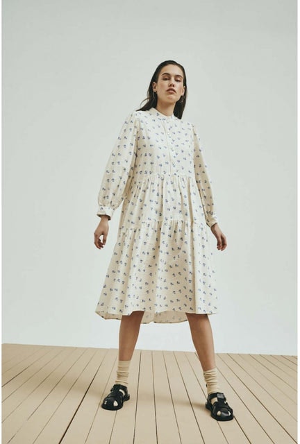Fie Dress - Light Blue Print