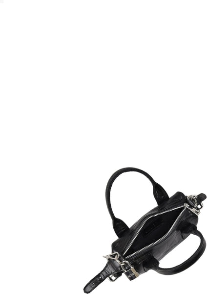 Mini Bobby Croco - Black