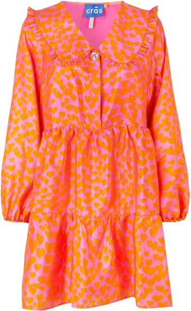 Tory Dress - Heartsbeats Pink