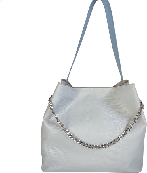 Maxi Chiara Lizard - Grey/Blue