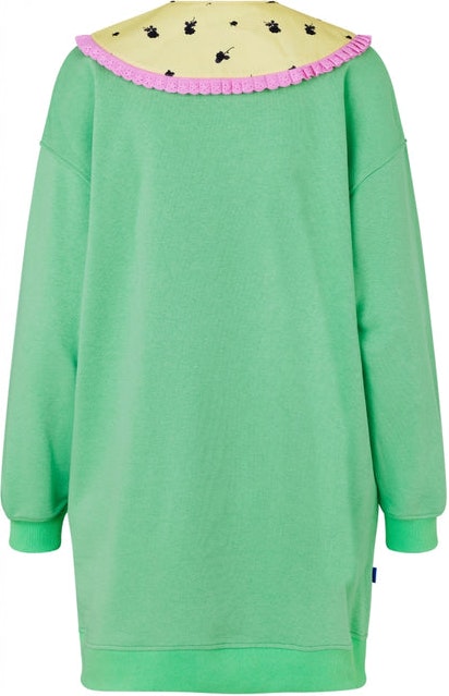 Carly Sweat Dress - Greengage