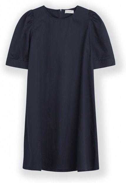 Billie O-Neck Dress - Dark Navy
