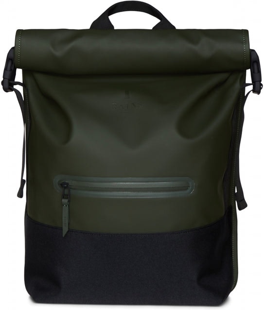 Buckle Rolltop Rucksack - Green