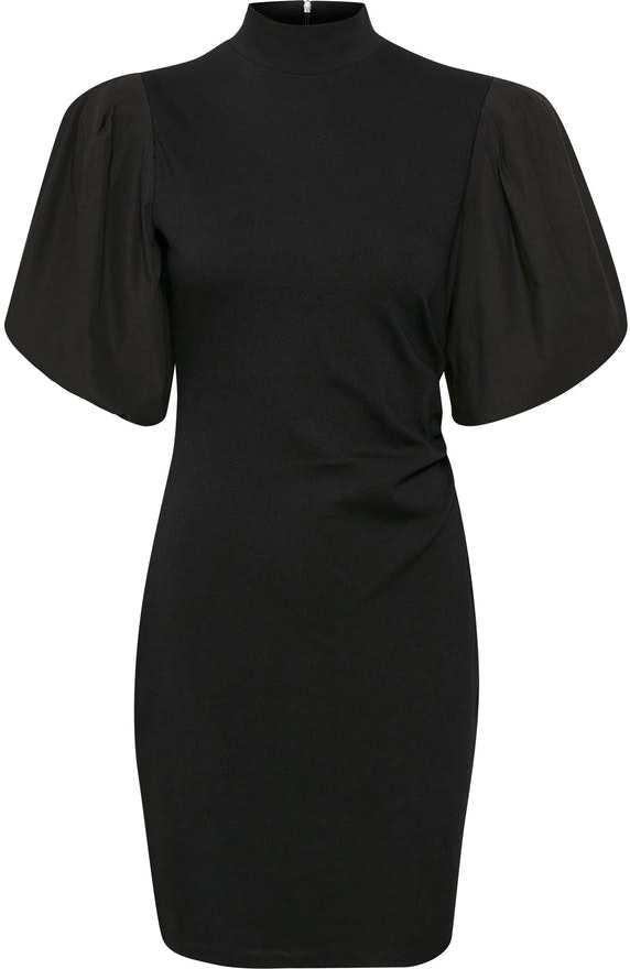 BimaGZ Turtleneck Dress - Black - Gestuz - Kjoler - VILLOID.no