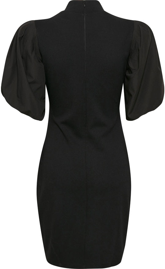 BimaGZ Turtleneck Dress - Black - Gestuz - Kjoler - VILLOID.no