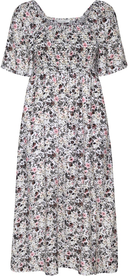 JosyGZ SS Dress - Pink Flower Draft