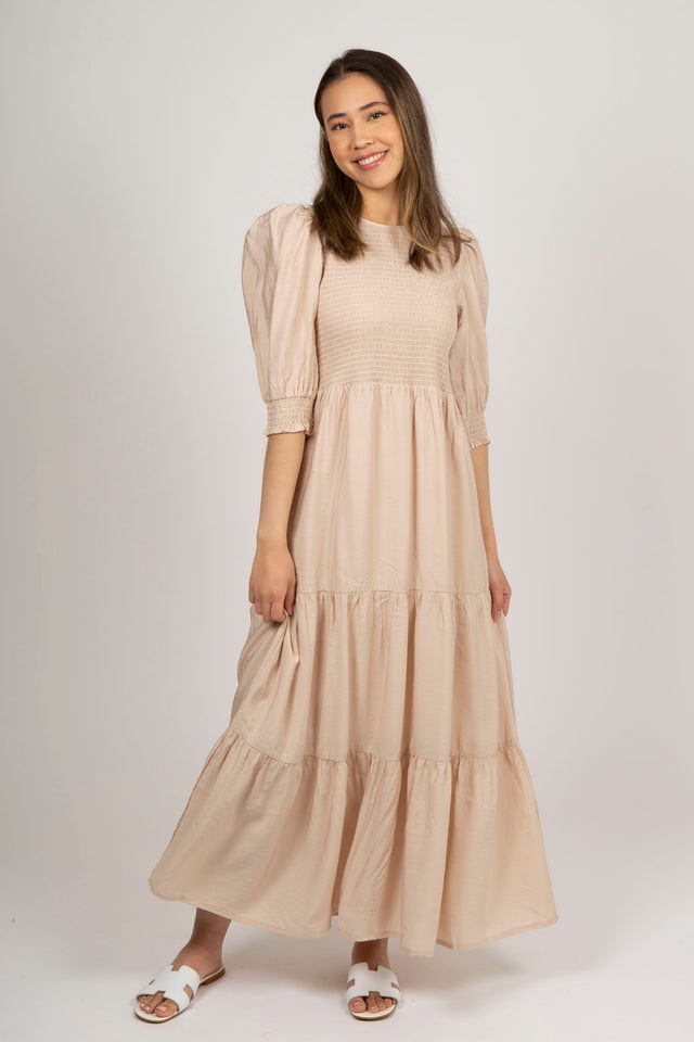 MorianaGZ Solid SS Dress - Pure Cashmere