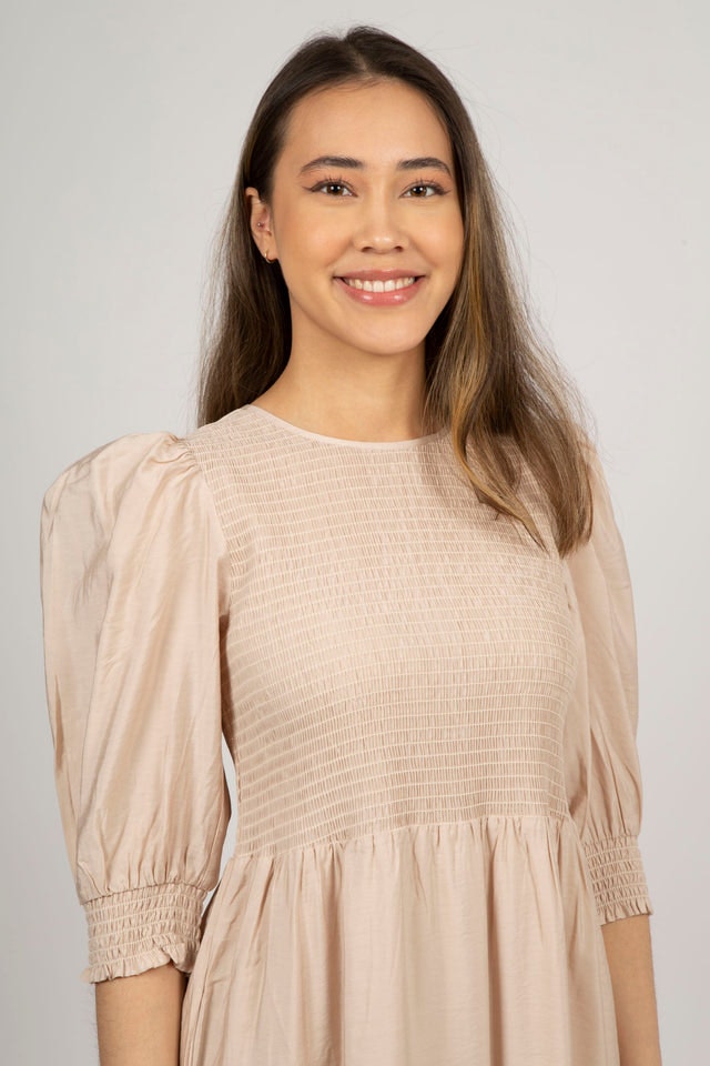 MorianaGZ Solid SS Dress - Pure Cashmere