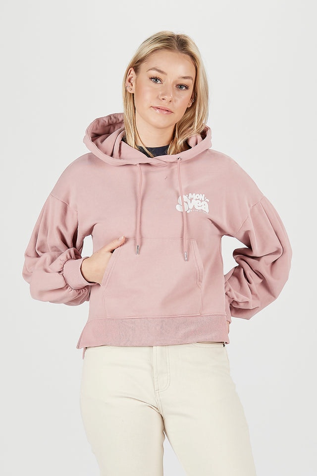W. Mon Svea Hood Sweat - Berry