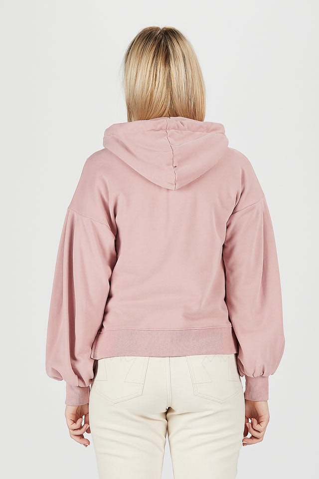 W. Mon Svea Hood Sweat - Berry
