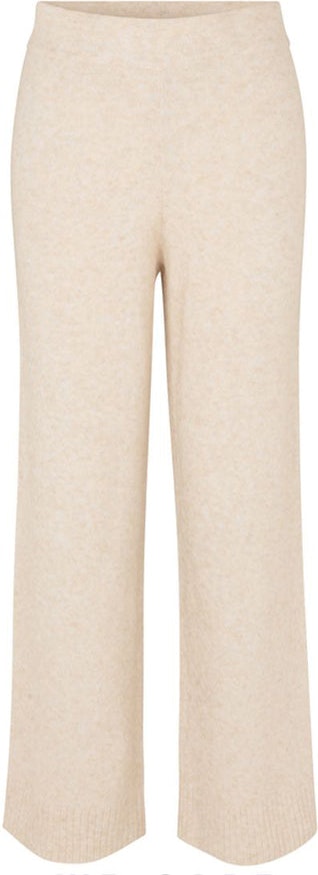 Unite Knit Trousers - Off White - Just Female - Bukser & Shorts - VILLOID.no