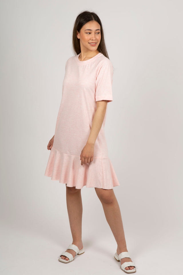 Payton Dress - Light Pink Mélange