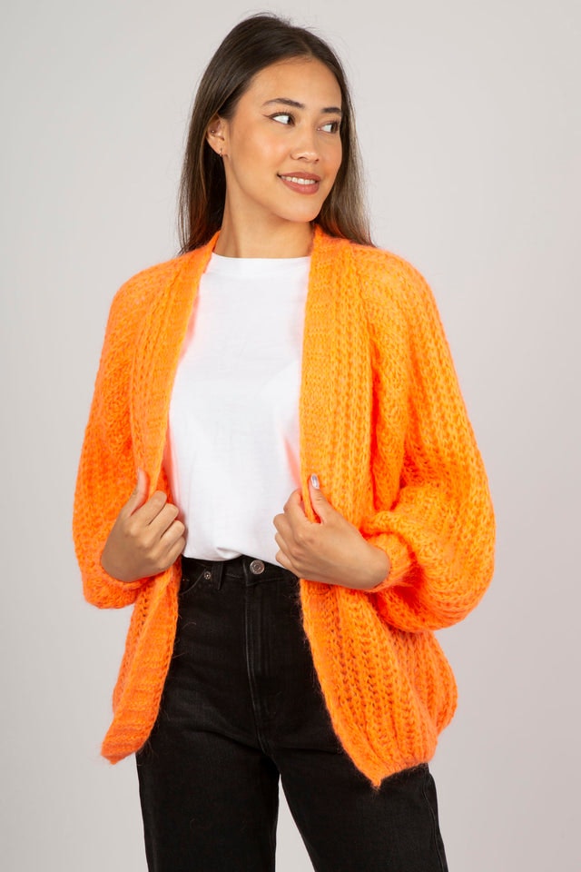 Joseph Cardigan Solid - Orange