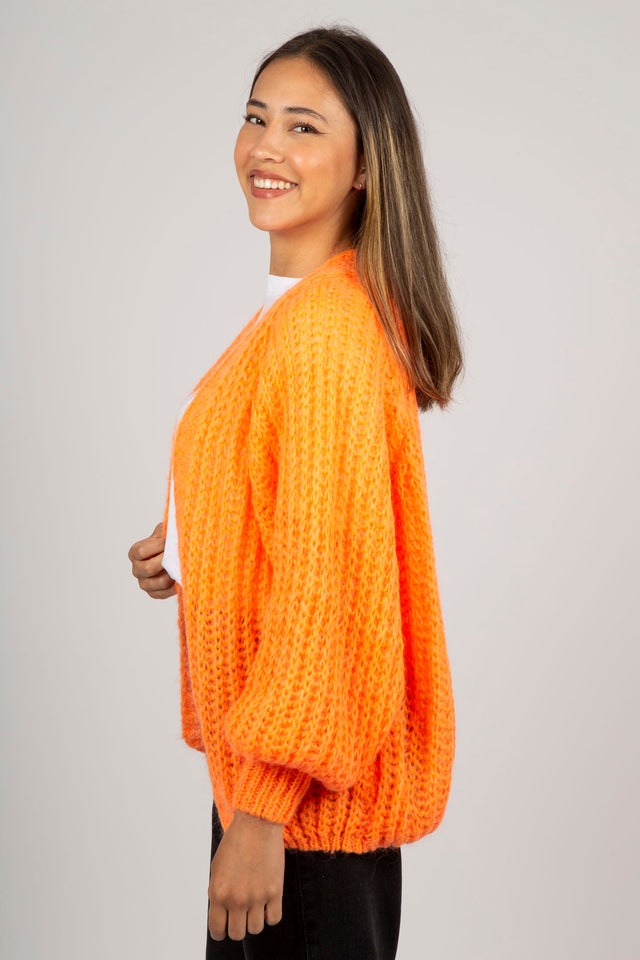 Joseph Cardigan Solid - Orange