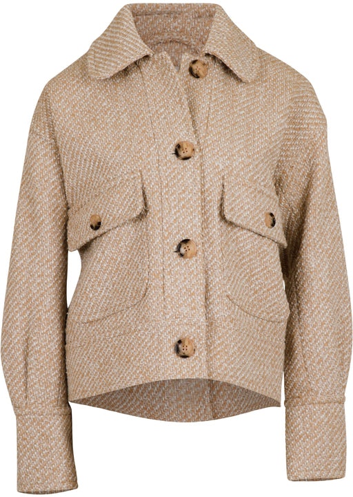 Joanie Boucle Jacket - Sand