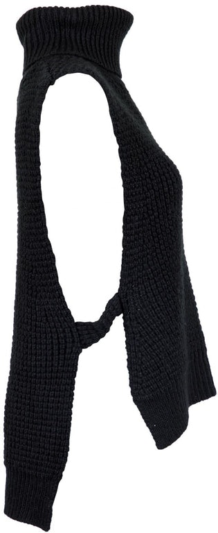 Jamie Knit Waistcoat - Black - Neo Noir - Gensere - VILLOID.no