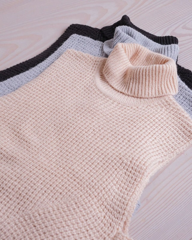 Jamie Knit Waistcoat - Black - Neo Noir - Gensere - VILLOID.no