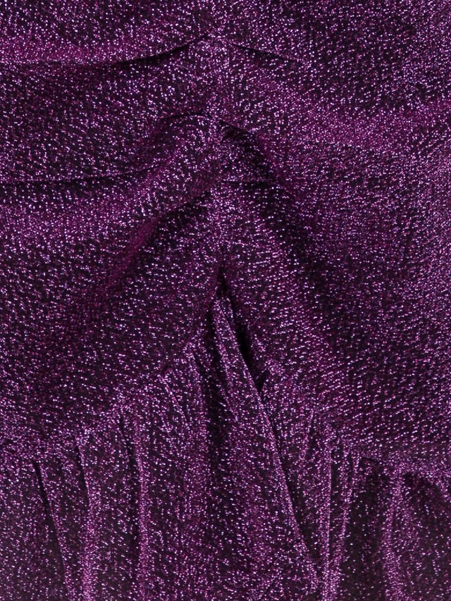 Alexis Glitter Lurex Dress - Lilac
