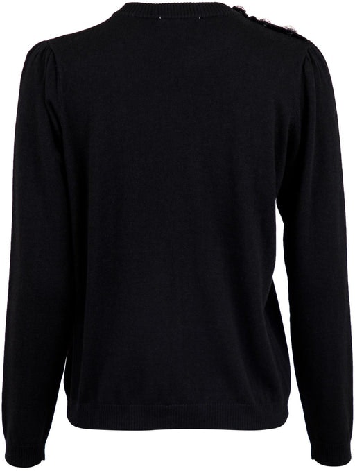 Giselle Diamond Knit - Black - Neo Noir - Gensere - VILLOID.no