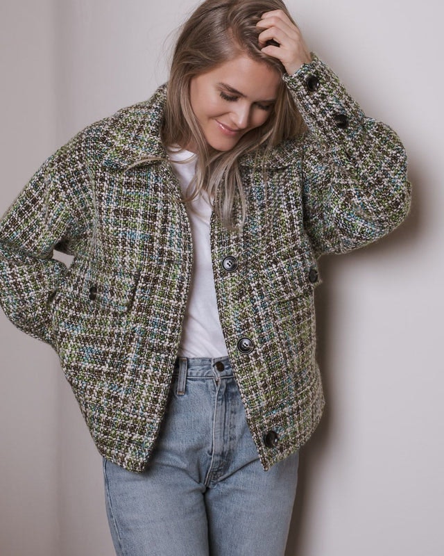 Joanie Heavy Boucle Jacket - Green