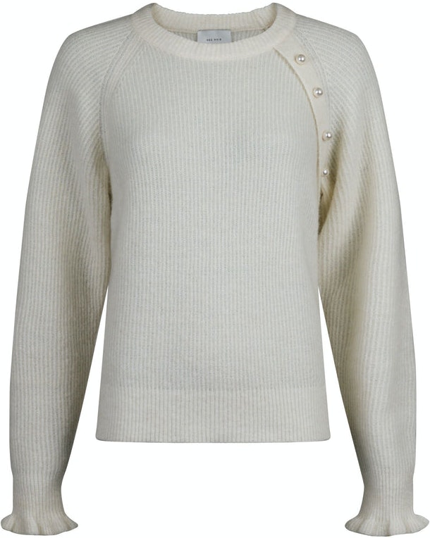 Asli Knit Blouse - Off White