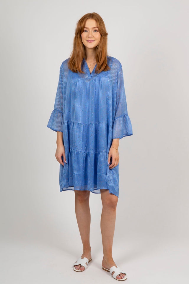Gunvor Sparkle Dress - Blue