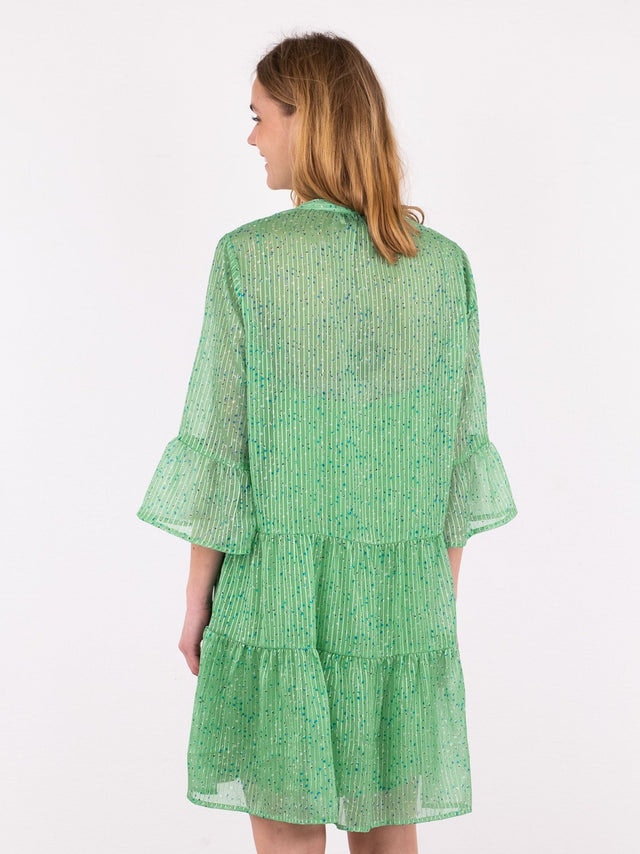 Gunvor Sparkle Dress - Green
