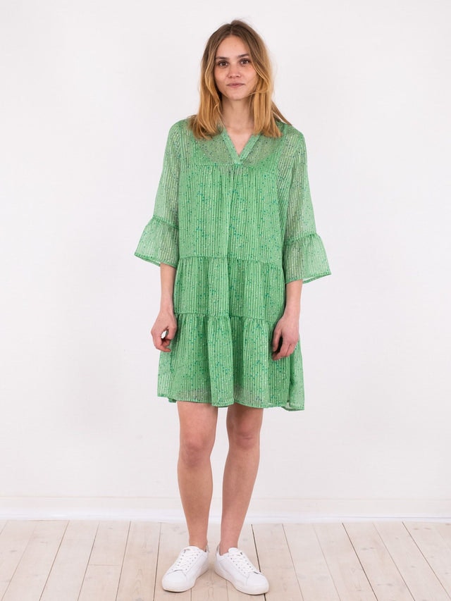 Gunvor Sparkle Dress - Green