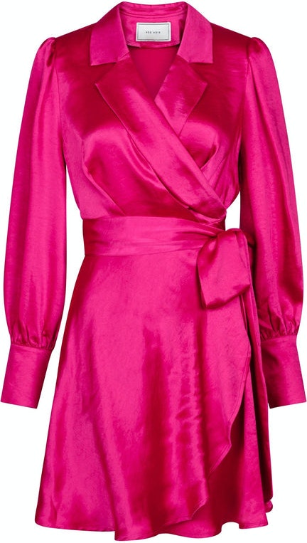 Dawn Satin Dress - Pink