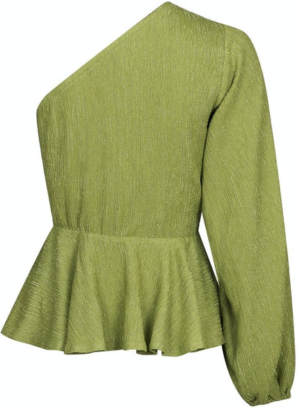 McCartney Plisse Blouse - Green