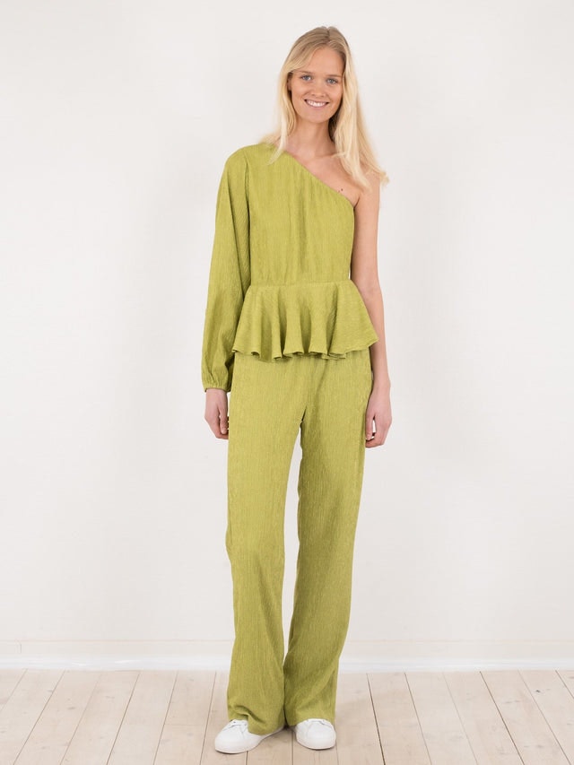 McCartney Plisse Blouse - Green