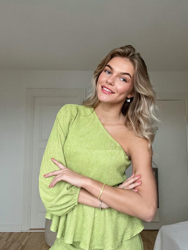 McCartney Plisse Blouse - Green