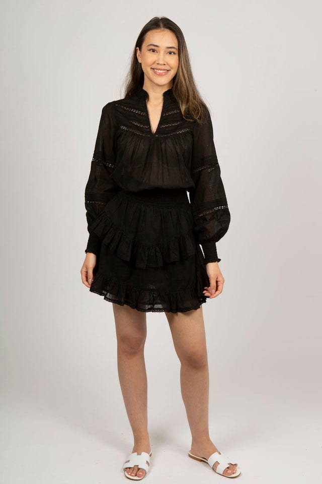 Klaire S Voile Dress - Black