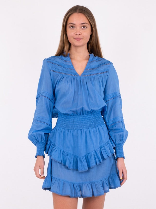 Klaire S Voile Dress - Blue
