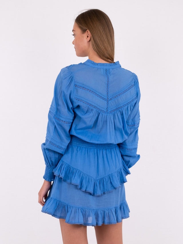 Klaire S Voile Dress - Blue